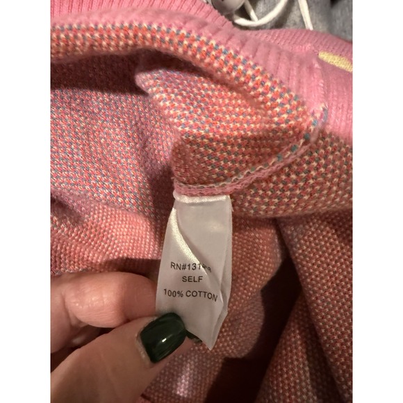 Fate Anthropology Sweater Abstract Multicolor Small 100% Cotton - Picture 5 of 5